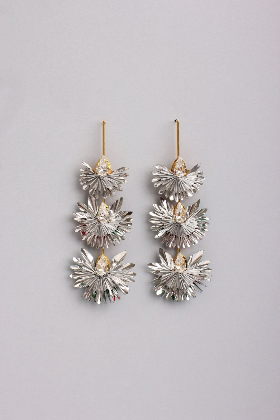 Bijoux Vanina | Boucles D'Oreilles Multi Fleurs De Sel